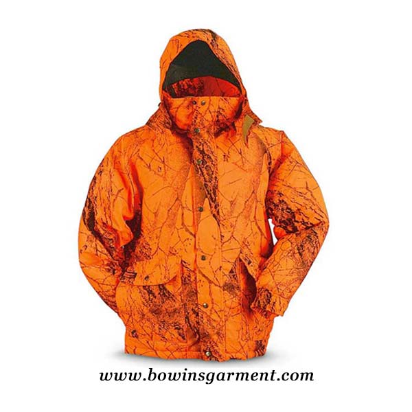 Orange Hunting Jacket - Hunting Clothing, WorkWear, Motorcycle