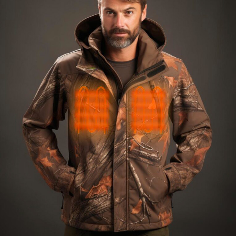 custom heated hunting jacket for sale