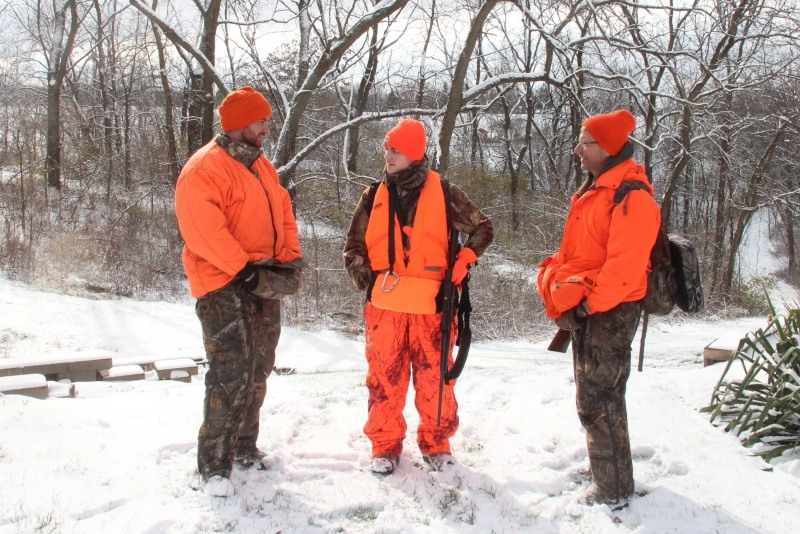 Blaze Orange Camo Pants