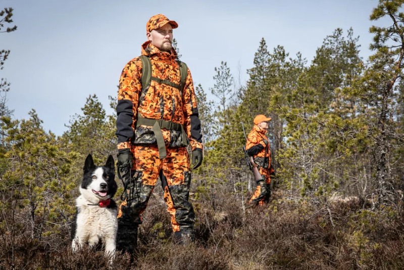 Men Blaze Orange Hunting Jacket