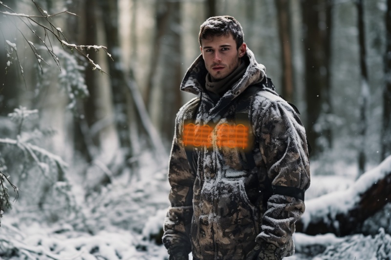 Mens Heated Hunting Jacket