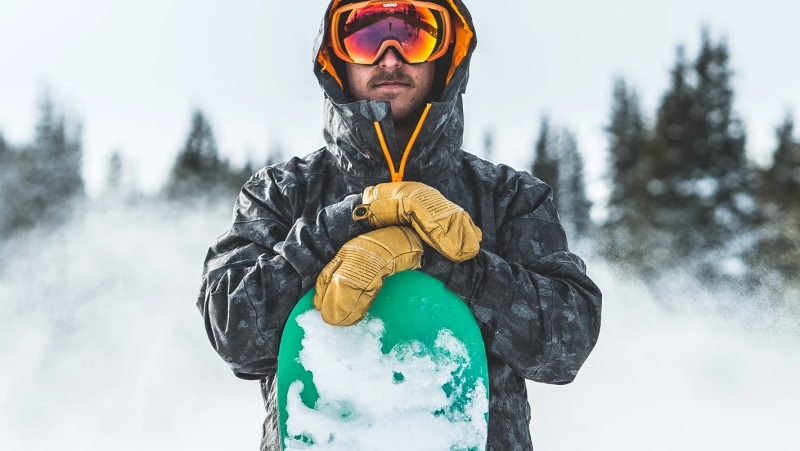 camo snowboard jacket